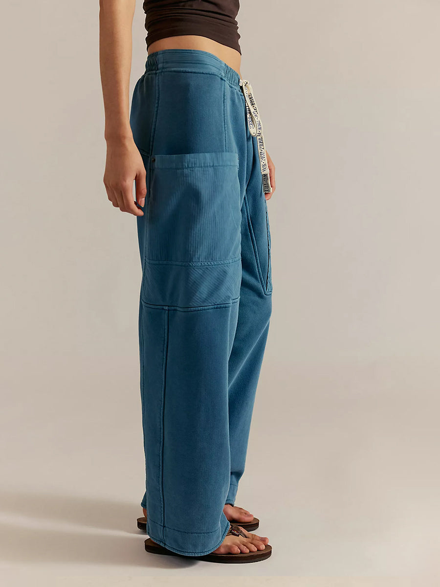 Pantalones de punto holgados y fáciles de poner