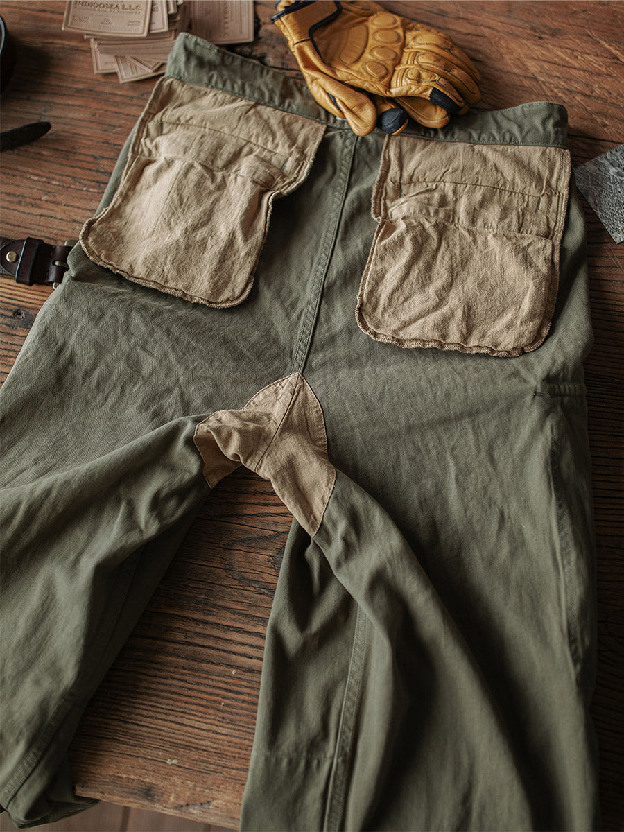 Reproduktion einer M-47 Fischgrät-Twillhose der französischen Armee
