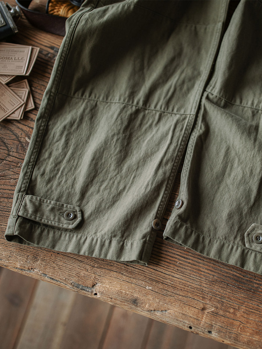Reproduktion einer M-47 Fischgrät-Twillhose der französischen Armee