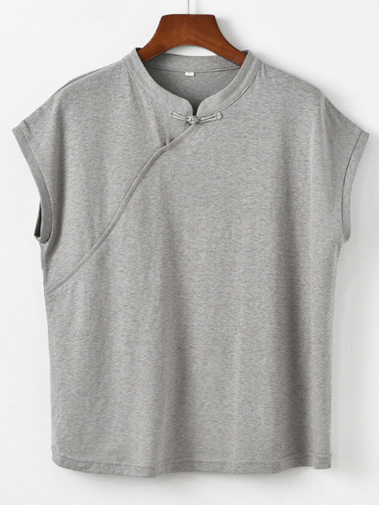 T-shirt ultra doux en coton et lin