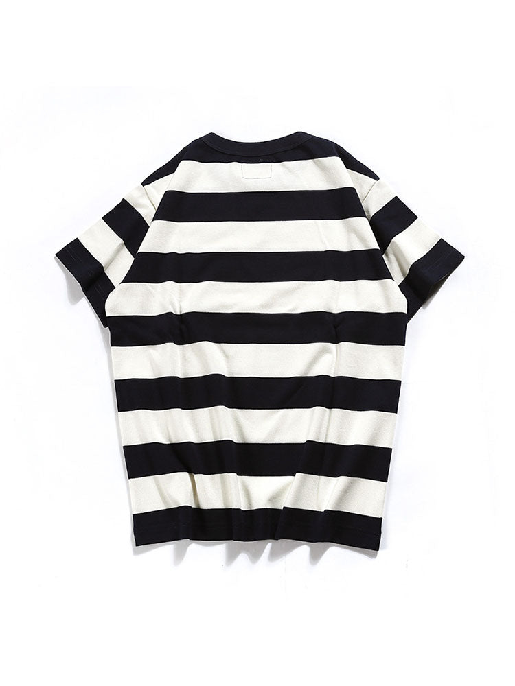 Men's Striped Crew Neck Tee
