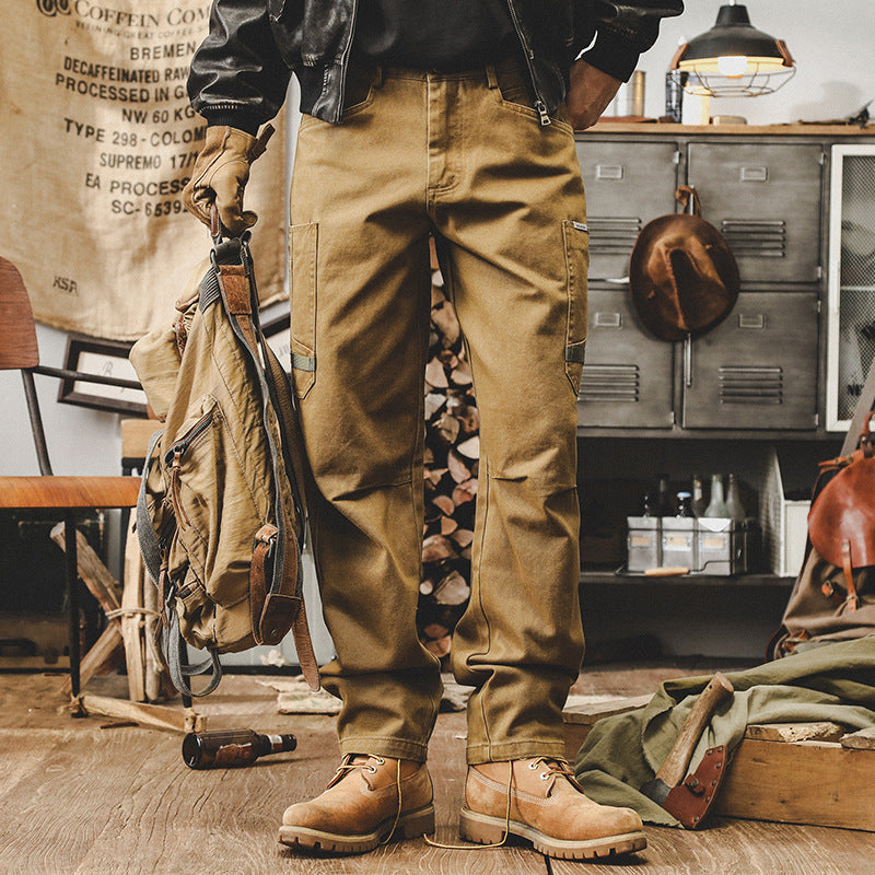 Pantaloni cargo da uomo di ispirazione vintage