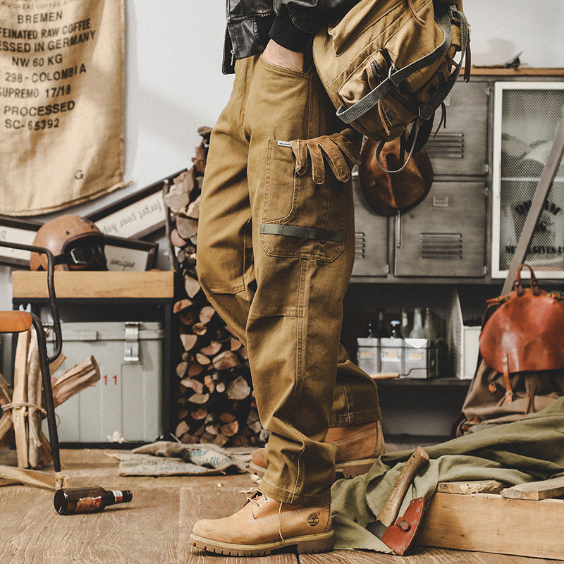 Pantaloni cargo da uomo di ispirazione vintage