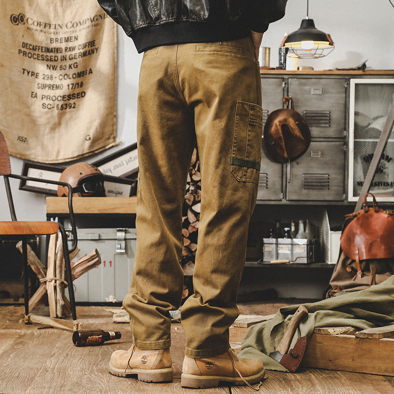 Pantaloni cargo da uomo di ispirazione vintage