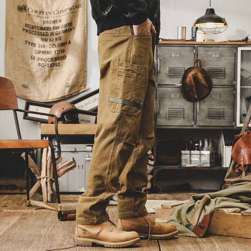 Pantaloni cargo da uomo di ispirazione vintage