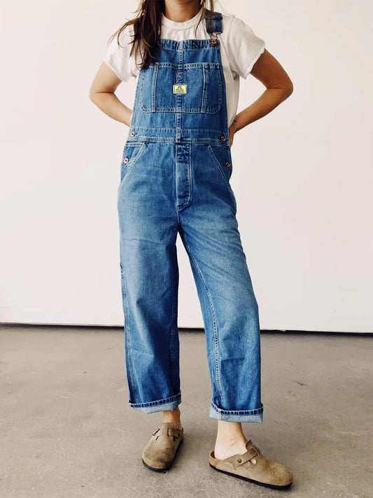Women's Denim Bib Overalls