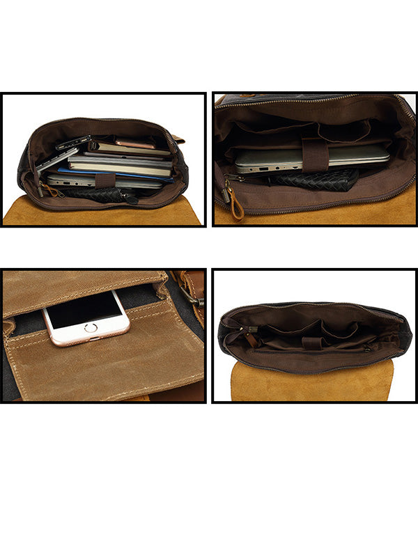 Sac à dos de voyage en toile pour sports de plein air, alpinisme