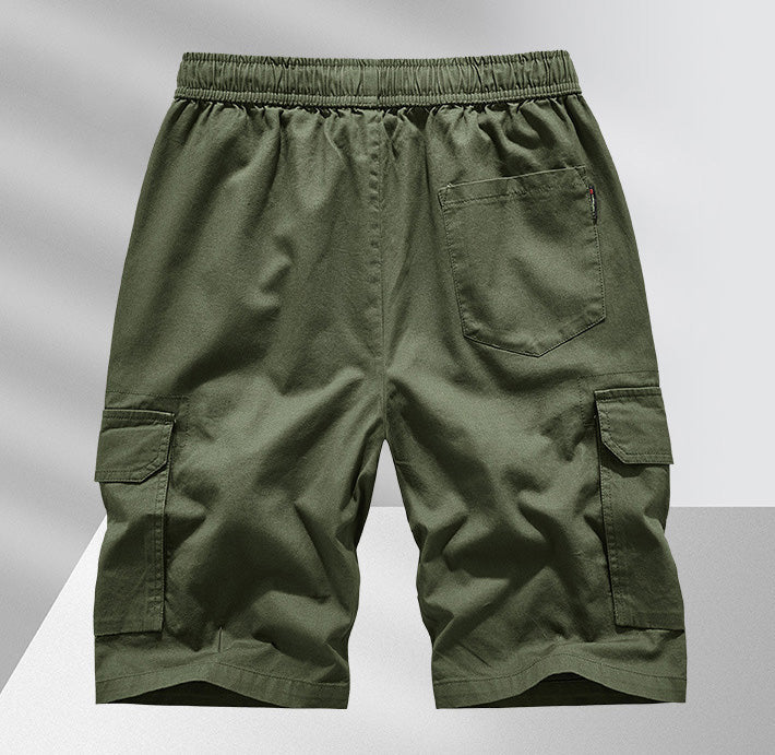 Herren-Cargoshorts mit Kordelzug