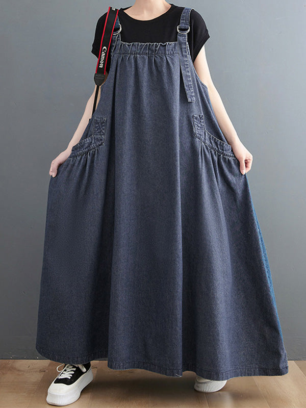 Damen-Jeanskleid mit lockerer Passform