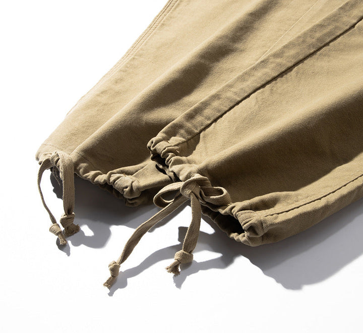 Damen-Latzhose aus Moleskin mit Kordelzug