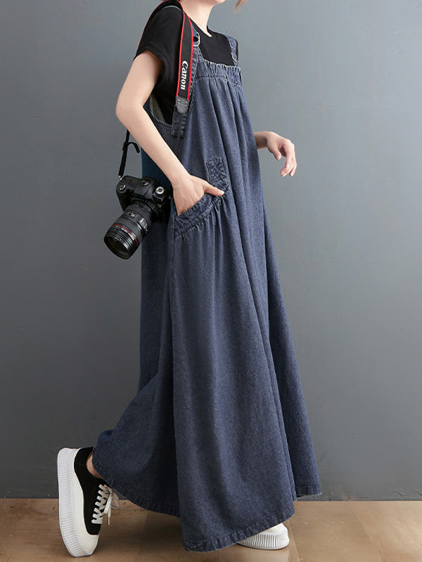Damen-Jeanskleid mit lockerer Passform