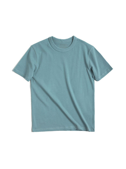 Camiseta Clásica de Cuello Redondo y Corte Slim para Hombre