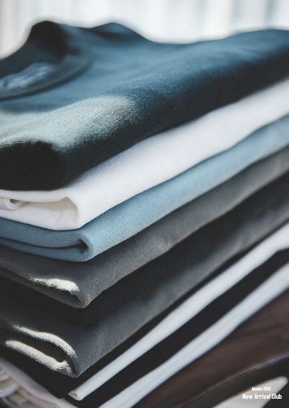 Camiseta Clásica de Cuello Redondo y Corte Slim para Hombre