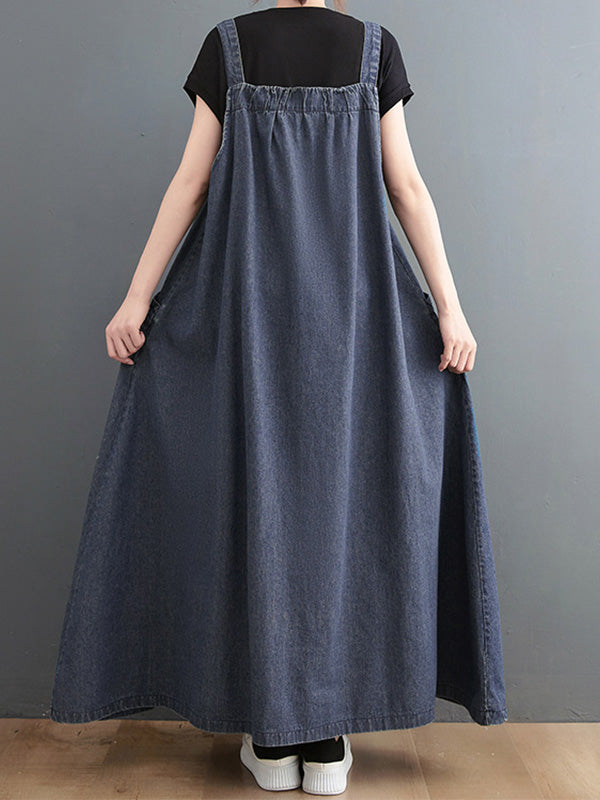 Damen-Jeanskleid mit lockerer Passform