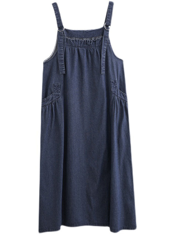 Damen-Jeanskleid mit lockerer Passform