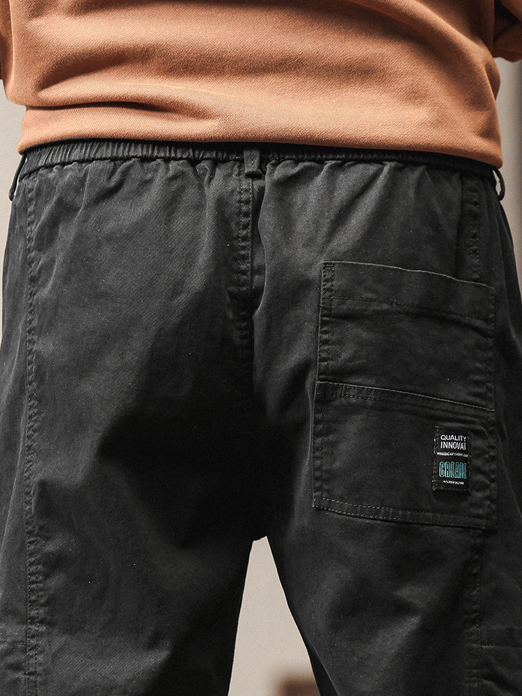 Pantalones cargo jogger de cintura elástica para hombre