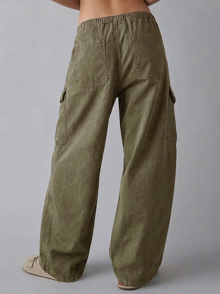 Utility-Hose mit Baggy-Passform für Damen