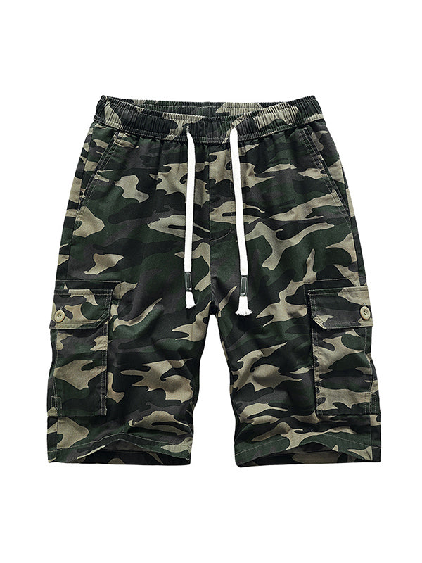 Herren-Cargoshorts mit Kordelzug