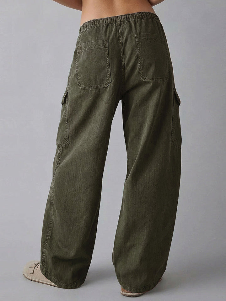 Utility-Hose mit Baggy-Passform für Damen