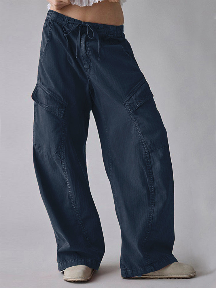 Utility-Hose mit Baggy-Passform für Damen