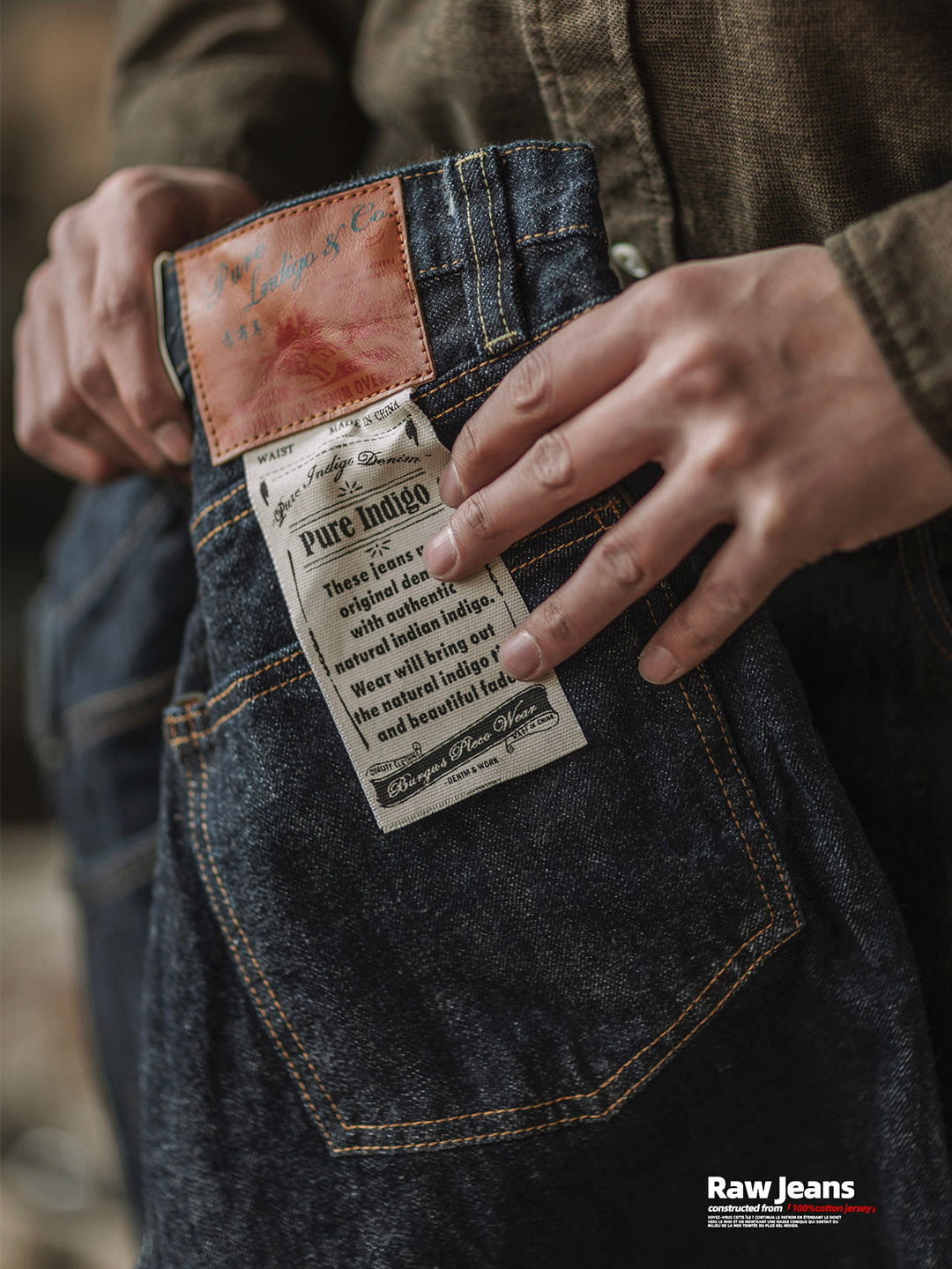 Jeans aus 14oz Indigo Selvedge Denim