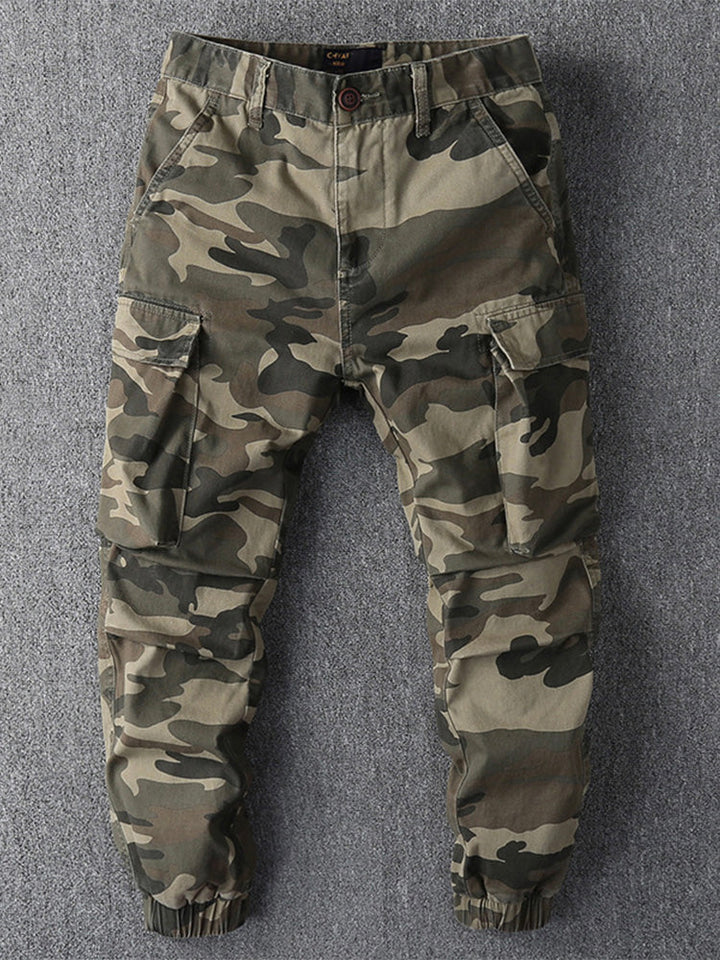 Herren-Cargohose im Camouflage-Look
