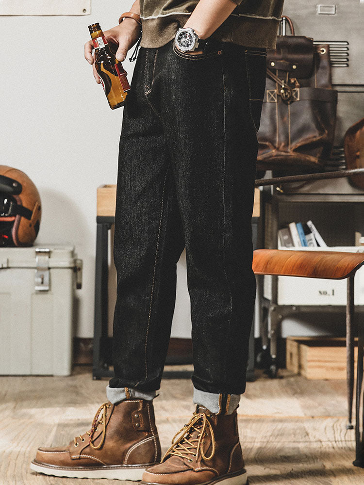 Herren Vintage Tapered Jeans