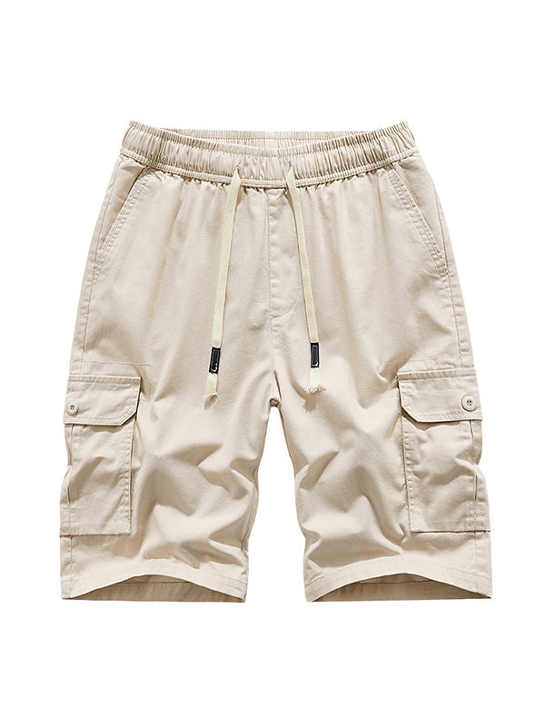 Herren-Cargoshorts mit Kordelzug