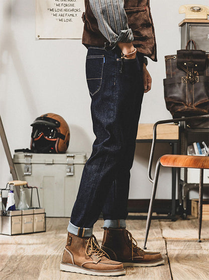 Herren Vintage Tapered Jeans