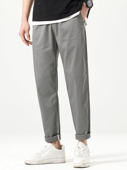 Pantaloni casual da uomo a taglio corto e vestibilità comoda