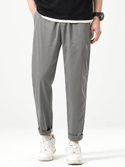 Pantaloni casual da uomo a taglio corto e vestibilità comoda