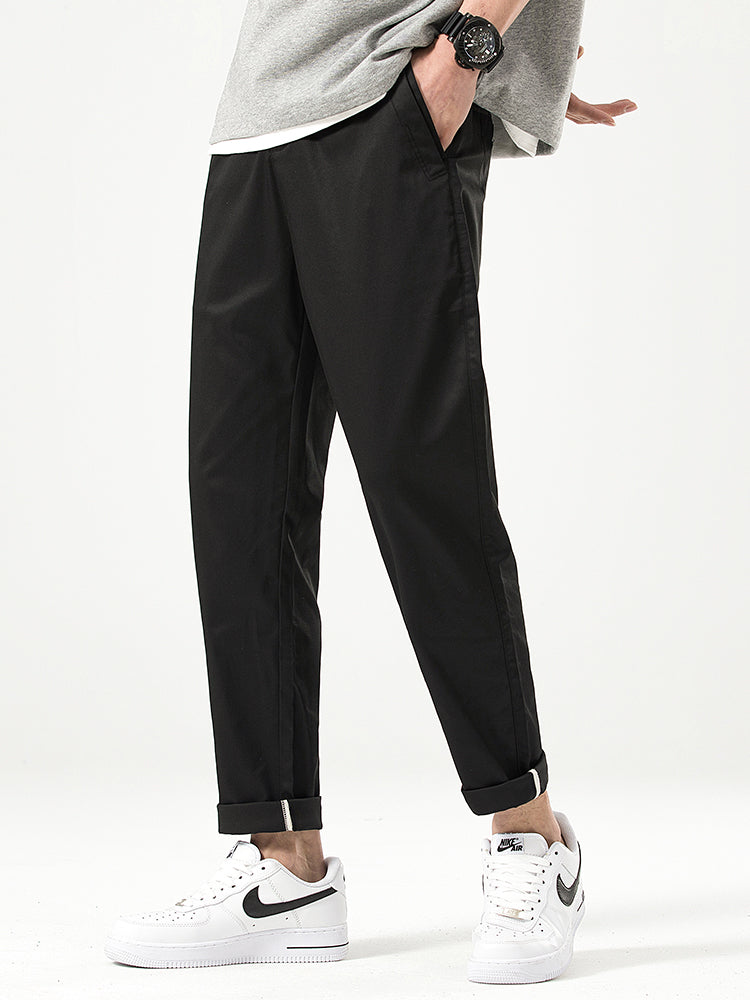 Pantaloni casual da uomo a taglio corto e vestibilità comoda