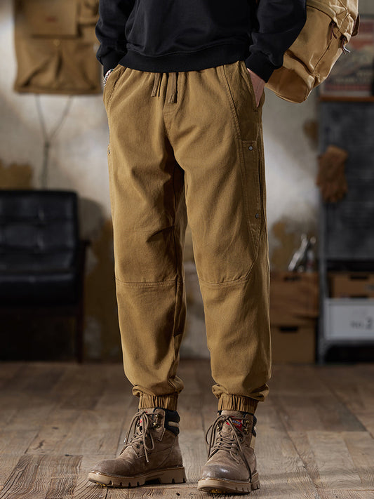 Men's Drawstring Waist Jogger Cargo Pants