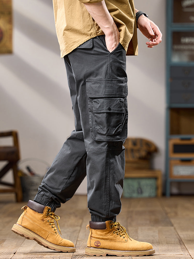 Taktische Cargo-Jogginghose für Herren mit mehreren Lagen und Taschen