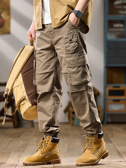 Taktische Cargo-Jogginghose für Herren mit mehreren Lagen und Taschen