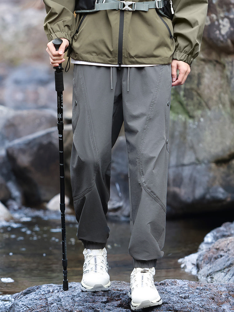 Men's Water‑Resistant Jogger Style Outdoor Hiking Trousers
