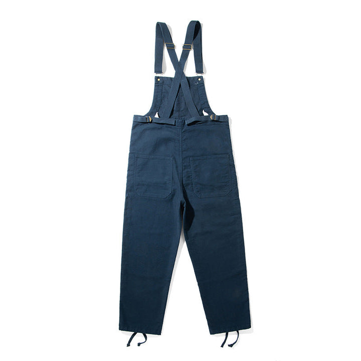 Damen-Latzhose aus Moleskin mit Kordelzug