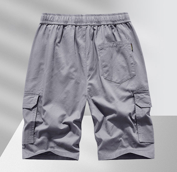 Herren-Cargoshorts mit Kordelzug