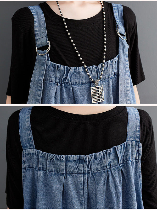 Damen-Jeanskleid mit lockerer Passform