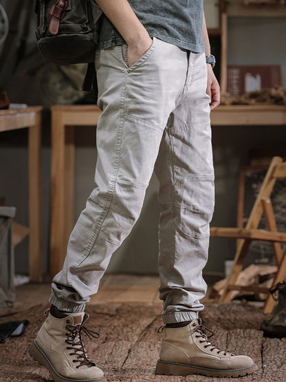 Herren Jogger‑Cargo‑Hose mit Nähtdesign