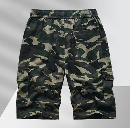 Herren-Cargoshorts mit Kordelzug