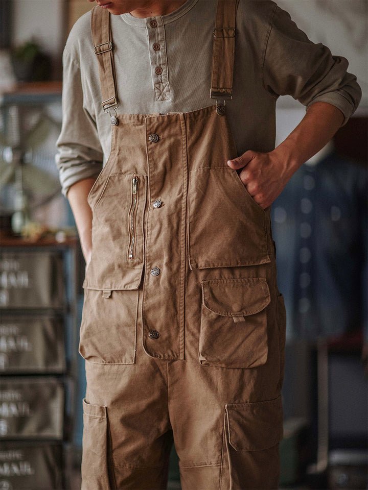 Cargo-Latzhose aus Canvas für Herren