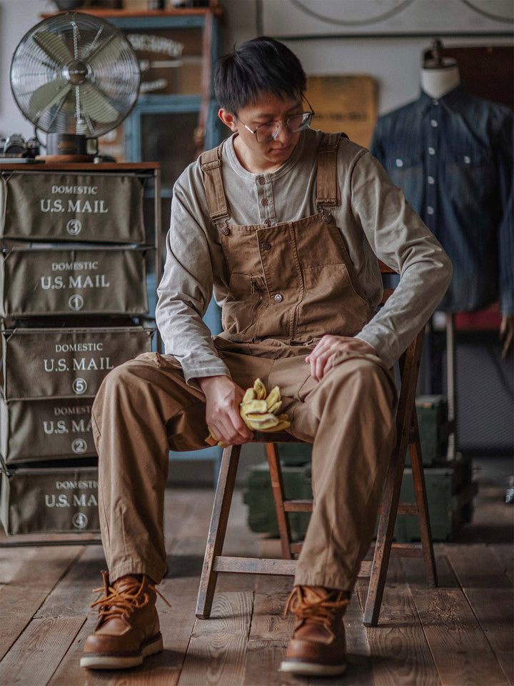 Cargo-Latzhose aus Canvas für Herren