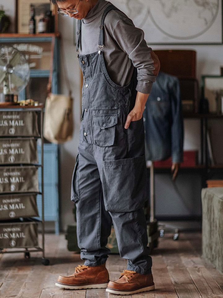 Cargo-Latzhose aus Canvas für Herren