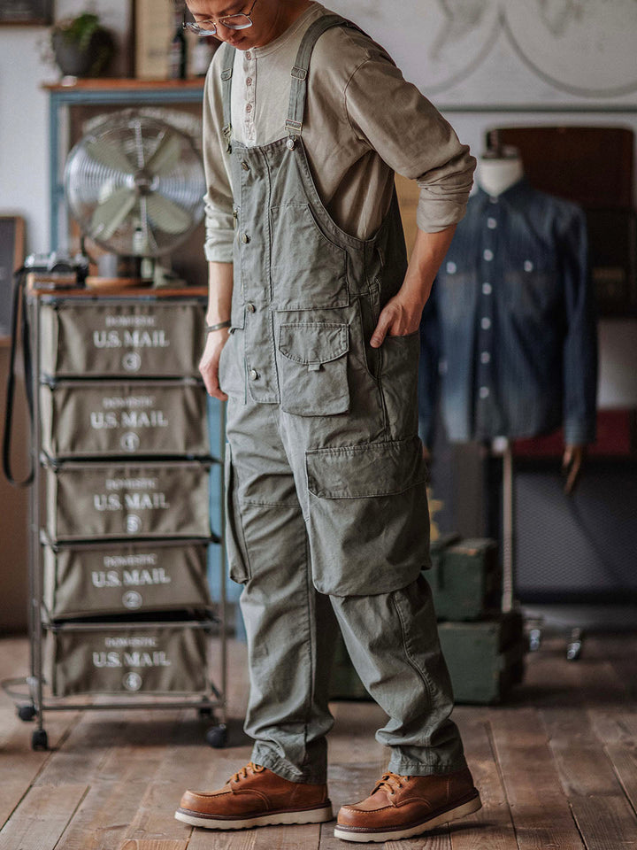 Cargo-Latzhose aus Canvas für Herren