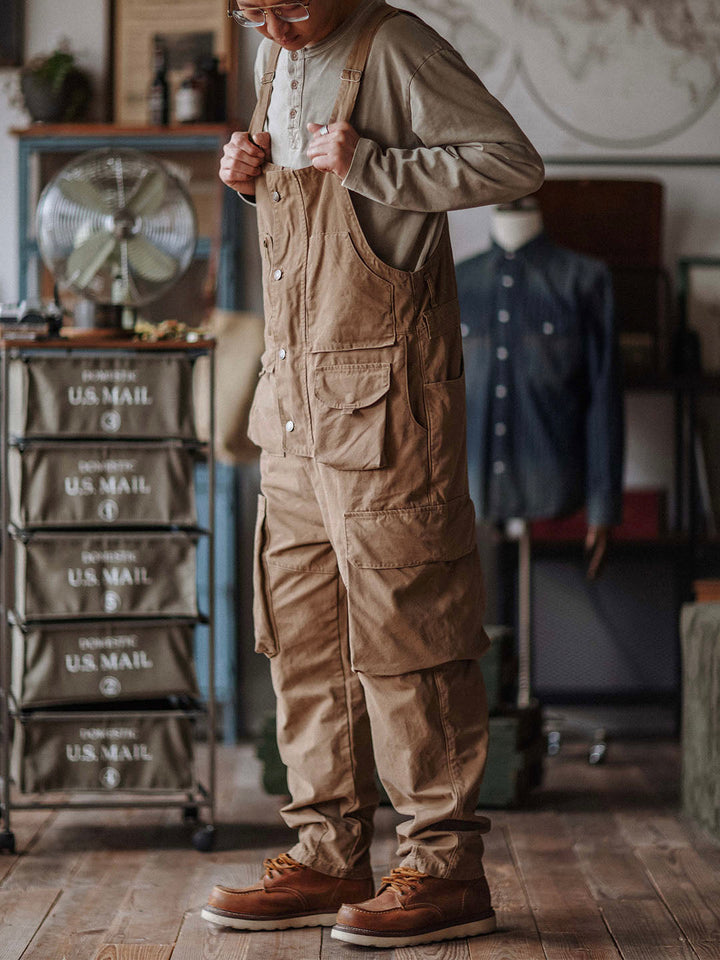 Cargo-Latzhose aus Canvas für Herren
