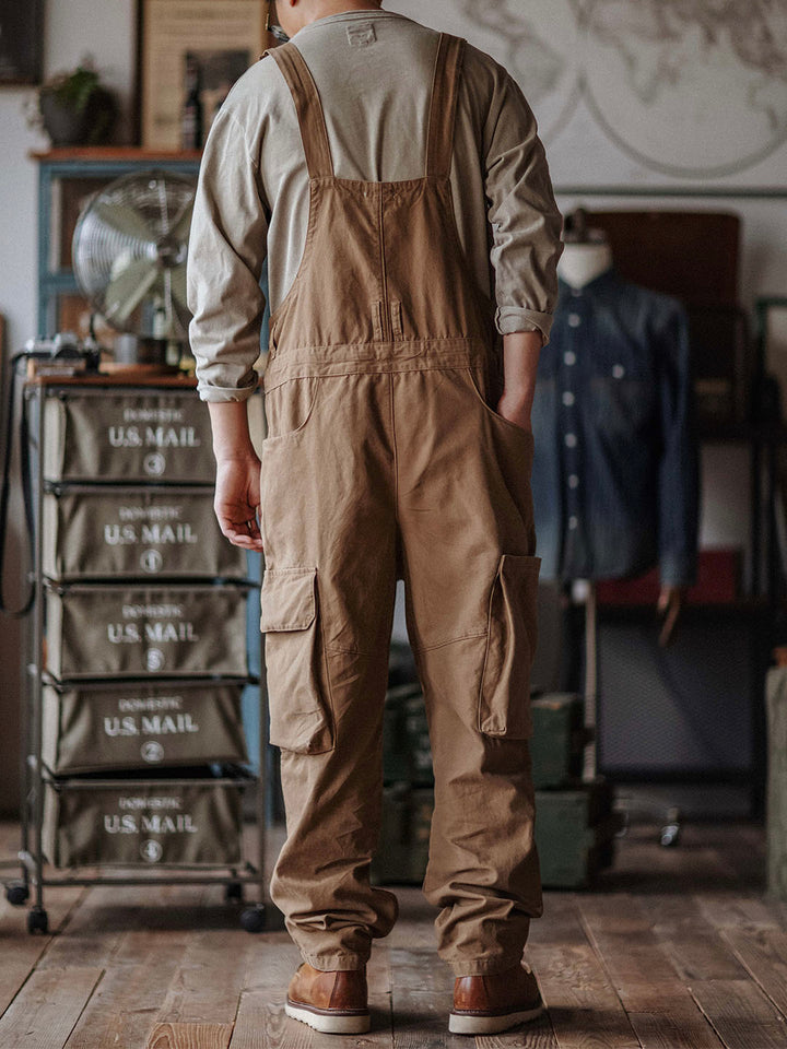 Cargo-Latzhose aus Canvas für Herren
