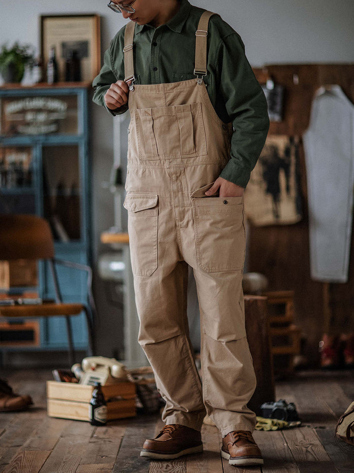 Latzhose Crafter mit Pattentaschen für Herren