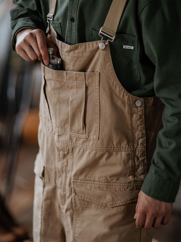 Latzhose Crafter mit Pattentaschen für Herren