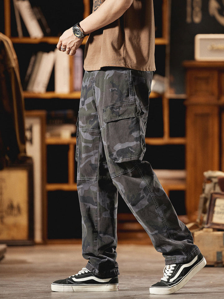 Pantalon cargo camouflage pour homme d&